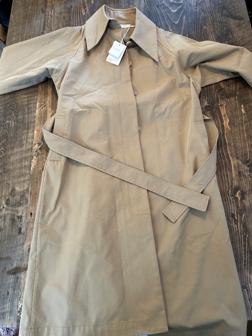 Beige trench